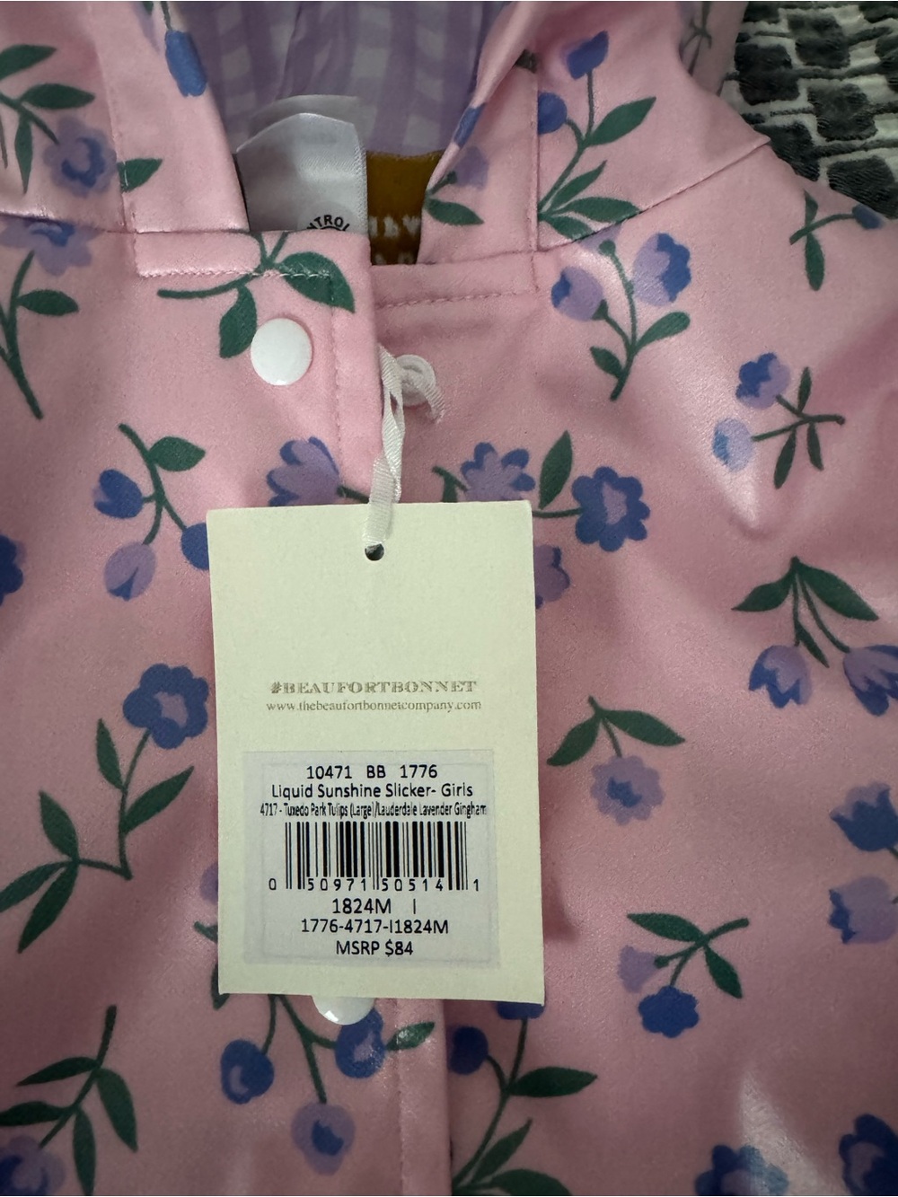 NEW Beaufort Bonnet Company Raincoat 24 Months - Picture 2 of 3